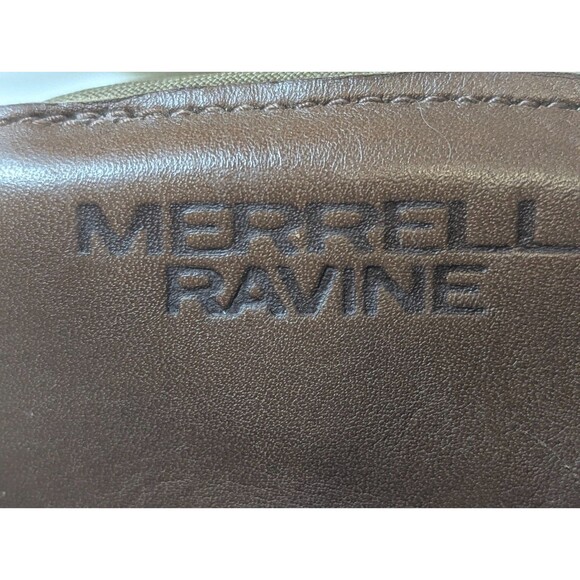 Vintage Merrell Ravine Men\'s 12 Brown Leather Hiking Boots Made In Korea VTG main image 5